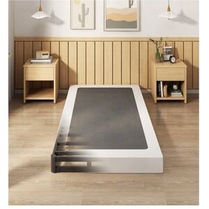 EMODA 4 Inch Twin Box Spring Heavy Duty Metal Mattress Foundation Bed Base with